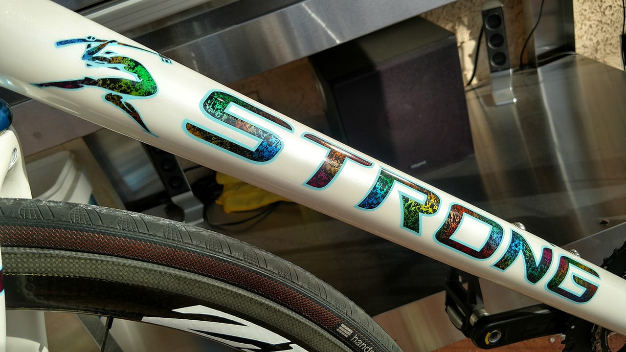 downtube detail