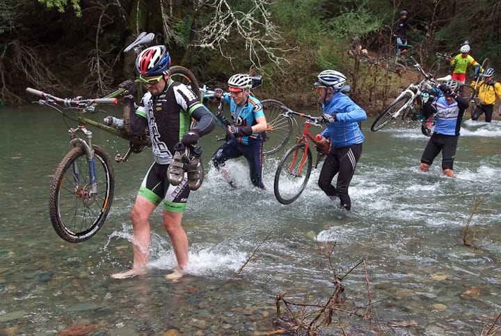 David crossing the river