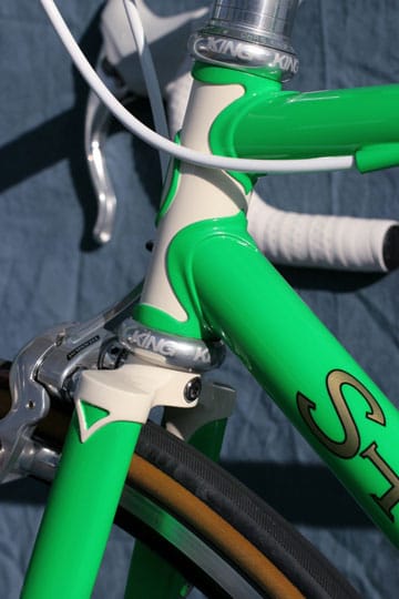 Mark's custom green Steelman fixxer with JB paint