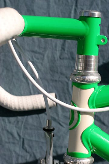 Mark's custom green Steelman fixxer with JB paint