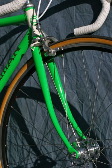 Mark's custom green Steelman fixxer with JB paint