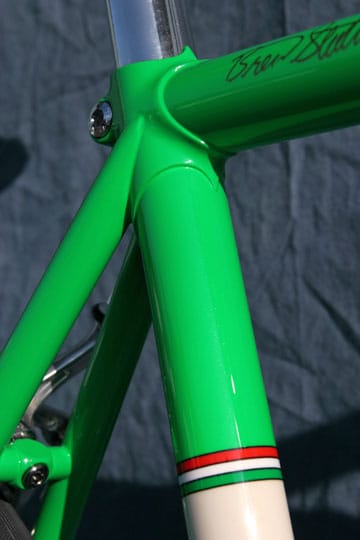 Mark's custom green Steelman fixxer with JB paint